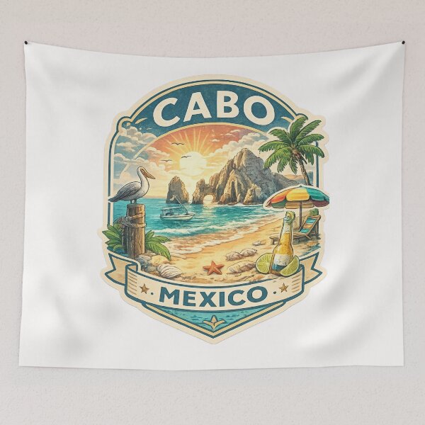 Item preview, Cabo San Lucas Mexico with El Arco and Land’s End in Baja California Sur designed and sold by Places On Earth.