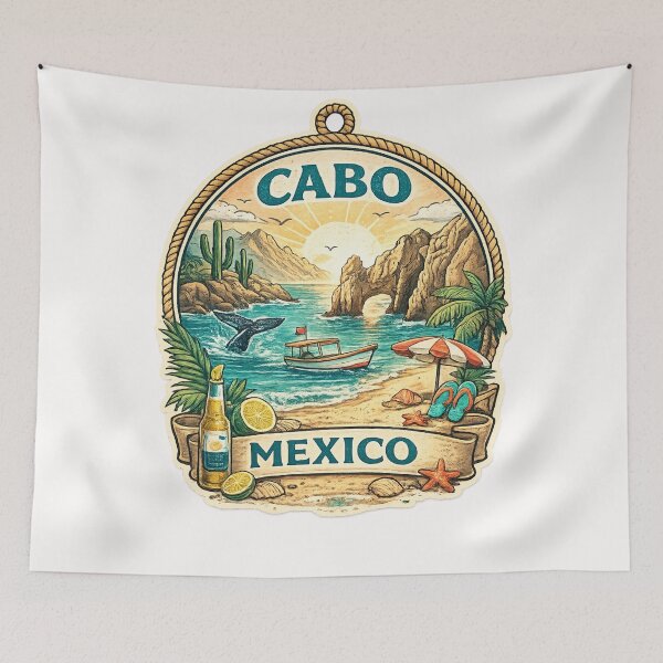 Item preview, Cabo San Lucas Mexico Coastline with El Arco and Sea of Cortez in Baja California Sur designed and sold by Places On Earth.