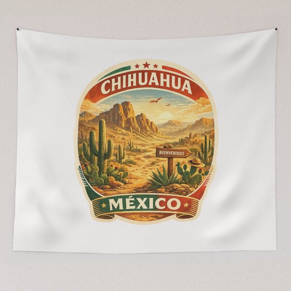 Item preview, Chihuahua Mexico Desert Landscape with Sierra Madre Occidental in Northern Mexico designed and sold by Places On Earth.