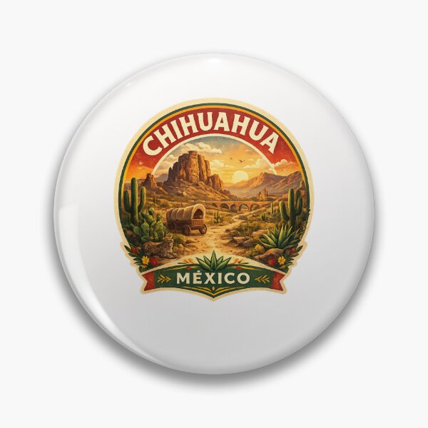 Item preview, Chihuahua Mexico Frontier Scene with Copper Canyon and Sierra Madre Occidental designed and sold by Places On Earth.