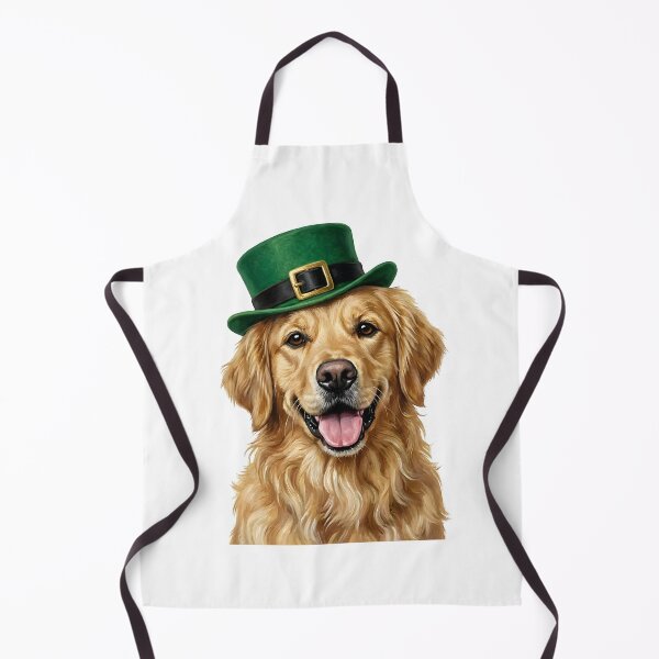 Item preview, St. Patrick's Golden Retriever designed and sold by KC's.