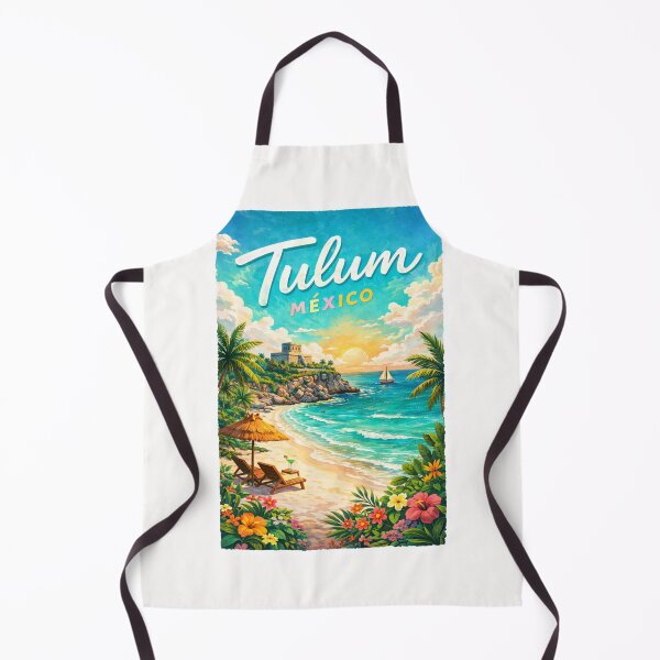 Item preview, Tulum Mexico Riviera Maya Coast with El Castillo and Caribbean Sea designed and sold by Places On Earth.