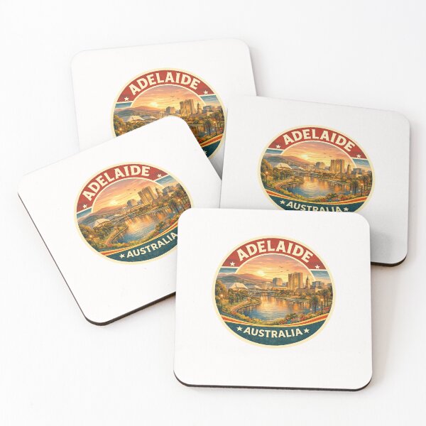 Item preview, Adelaide Australia Skyline with River Torrens and Adelaide Hills in South Australia designed and sold by Places On Earth.