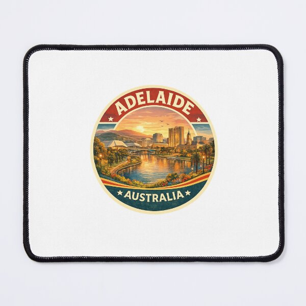 Item preview, Adelaide Australia Skyline with River Torrens and Adelaide Hills in South Australia designed and sold by Places On Earth.