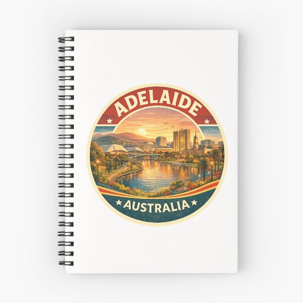 Item preview, Adelaide Australia Skyline with River Torrens and Adelaide Hills in South Australia designed and sold by Places On Earth.
