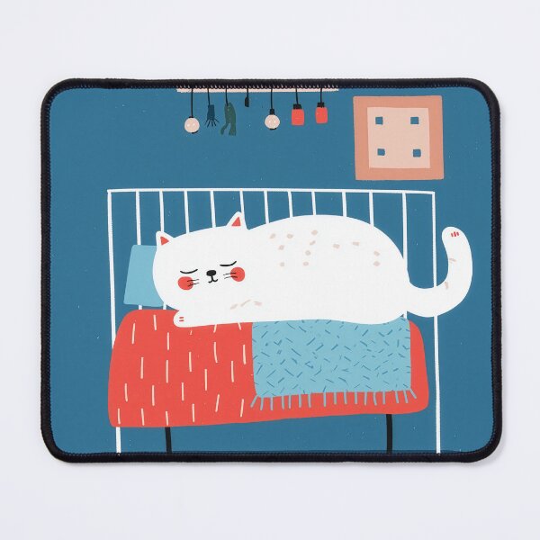 Item preview, Sleepy White Cat Dreaming designed and sold by Dusk Atelier.