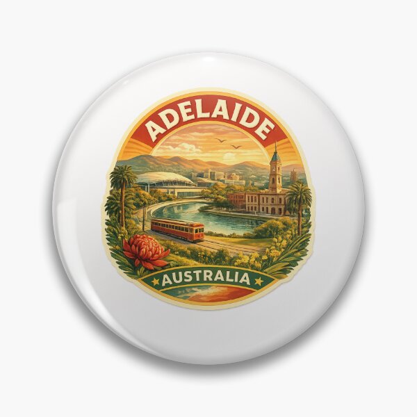 Item preview, Adelaide South Australia Skyline with River Torrens, Adelaide Oval and Adelaide Hills designed and sold by Places On Earth.