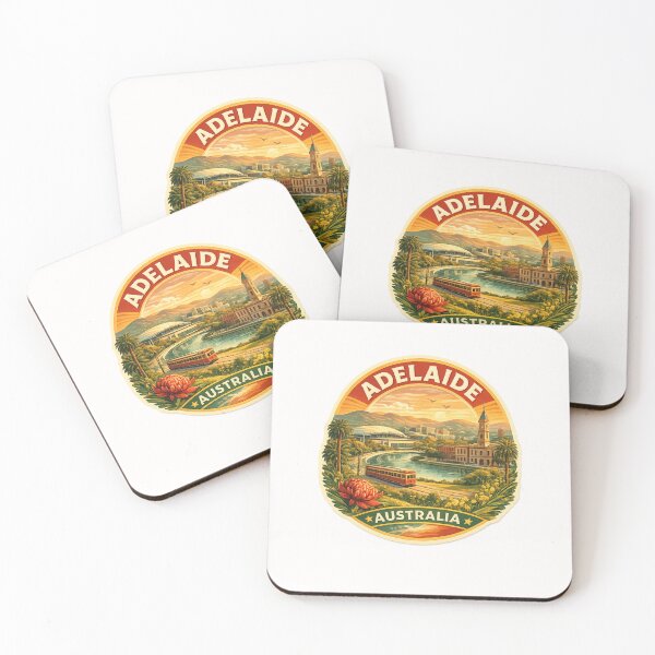Item preview, Adelaide South Australia Skyline with River Torrens, Adelaide Oval and Adelaide Hills designed and sold by Places On Earth.