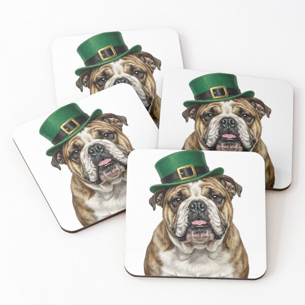 Item preview, St. Patrick's English Bulldog designed and sold by KC's.