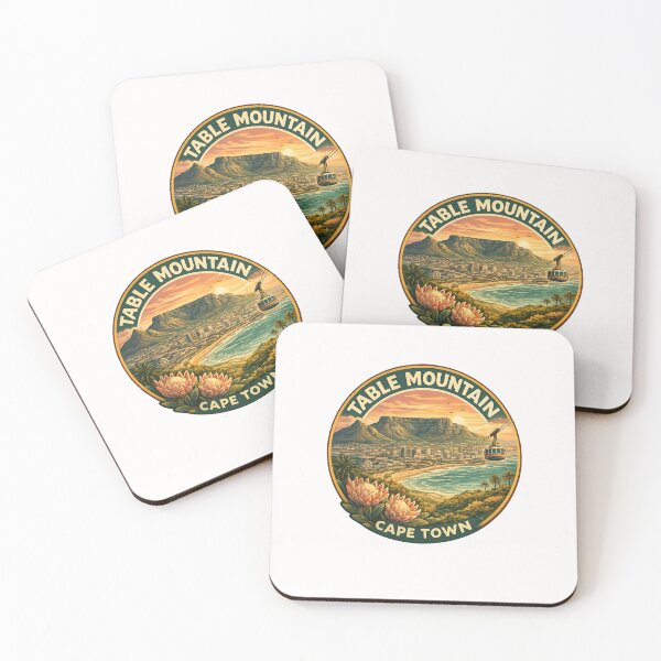 Item preview, Table Mountain Cape Town Western Cape with Camps Bay and Table Bay Coastline designed and sold by Places On Earth.