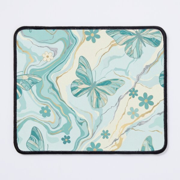 Item preview, Butterfly and Tender, Romantic, and Delicate Marbled Flowers designed and sold by Ciervo Primavera.