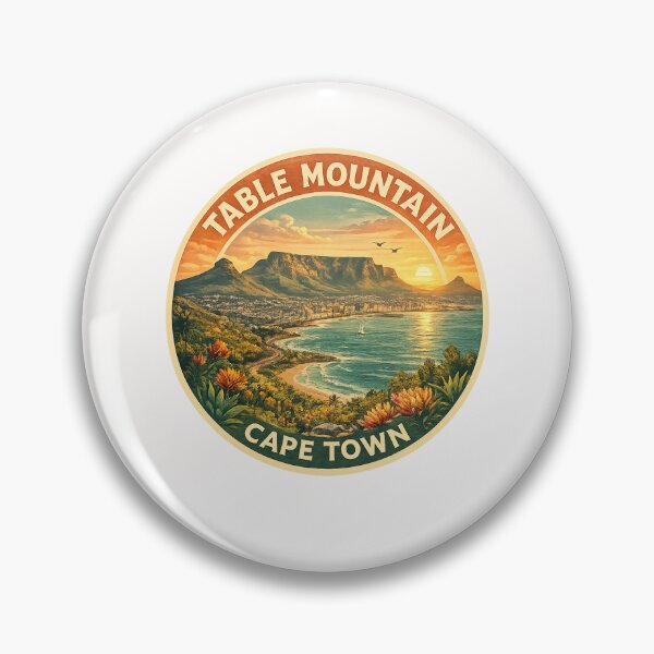 Item preview, Table Mountain Cape Town Sunset over Table Bay and Atlantic Seaboard designed and sold by Places On Earth.