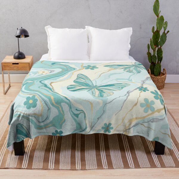Item preview, Butterfly and Tender, Romantic, and Delicate Marbled Flowers designed and sold by Ciervo Primavera.