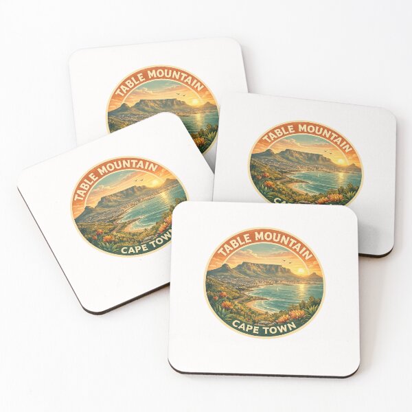 Item preview, Table Mountain Cape Town Sunset over Table Bay and Atlantic Seaboard designed and sold by Places On Earth.