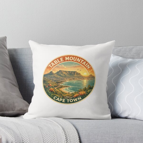 Item preview, Table Mountain Cape Town Sunset over Table Bay and Atlantic Seaboard designed and sold by Places On Earth.