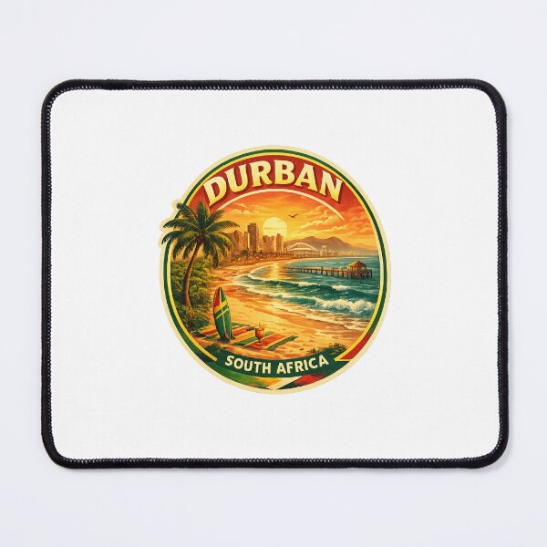 Item preview, Durban KwaZulu-Natal Golden Mile with uShaka Marine World and Indian Ocean designed and sold by Places On Earth.
