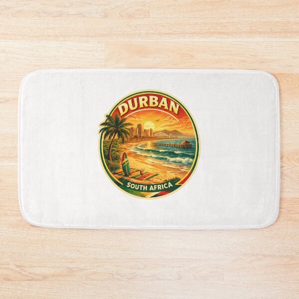 Item preview, Durban KwaZulu-Natal Golden Mile with uShaka Marine World and Indian Ocean designed and sold by Places On Earth.
