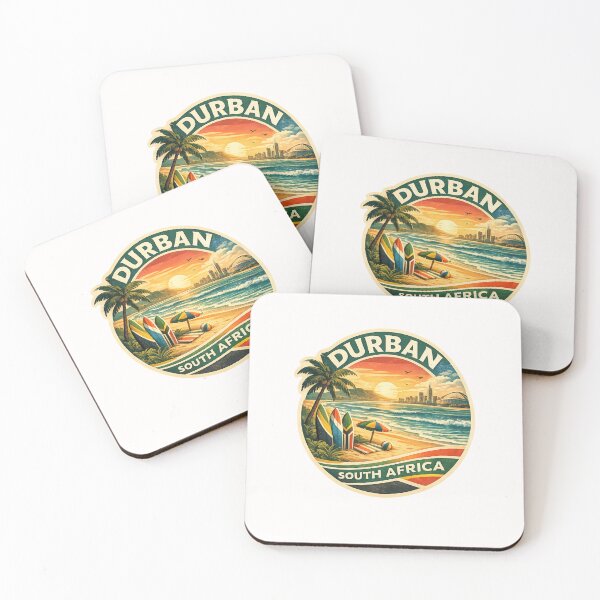 Item preview, Durban South Africa Coastline with Moses Mabhida Stadium and Umhlanga designed and sold by Places On Earth.