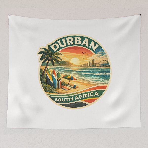 Item preview, Durban South Africa Coastline with Moses Mabhida Stadium and Umhlanga designed and sold by Places On Earth.