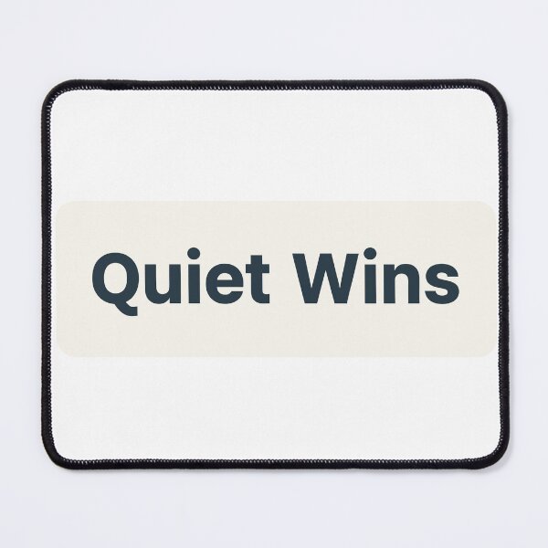 Item preview, Quiet Wins Introvert Motivation Sticker designed and sold by MonoSense.