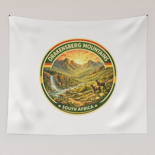 Item preview, Drakensberg Mountains KwaZulu-Natal and Lesotho Border in South Africa designed and sold by Places On Earth.