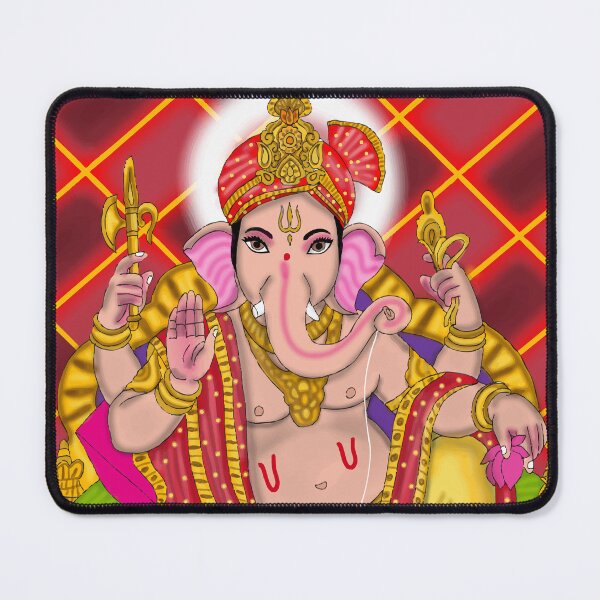 Item preview, Lord Ganesha Drawing – Divine Hindu Elephant God Art Illustration designed and sold by Harshit_Digital_Arts.
