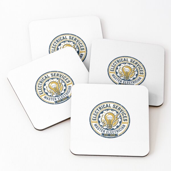 Item preview, Vintage Electrician Logo designed and sold by LightPrintsCo.