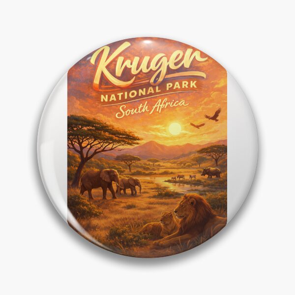 Item preview, Kruger National Park South Africa Safari Sunset Wildlife Scene designed and sold by Places On Earth.