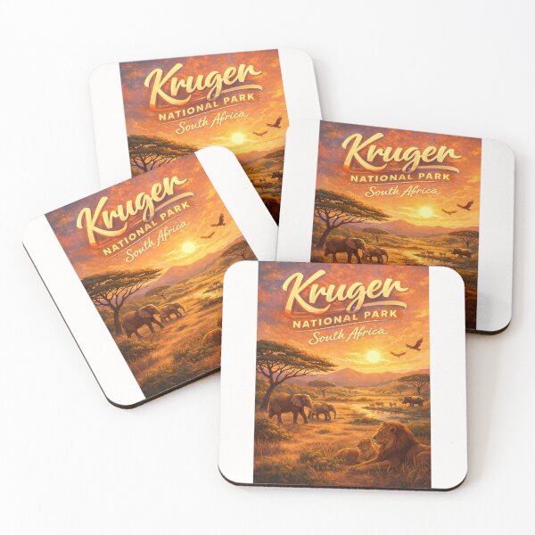 Item preview, Kruger National Park South Africa Safari Sunset Wildlife Scene designed and sold by Places On Earth.