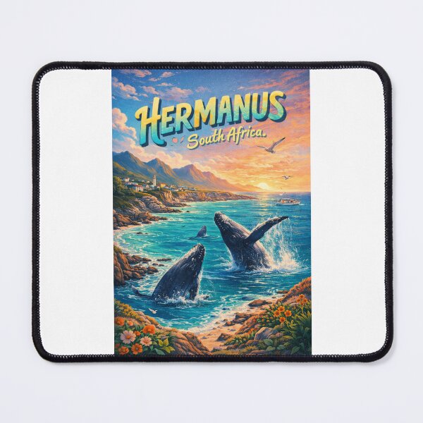 Item preview, Hermanus South Africa Whale Watching Coastline Sunset designed and sold by Places On Earth.
