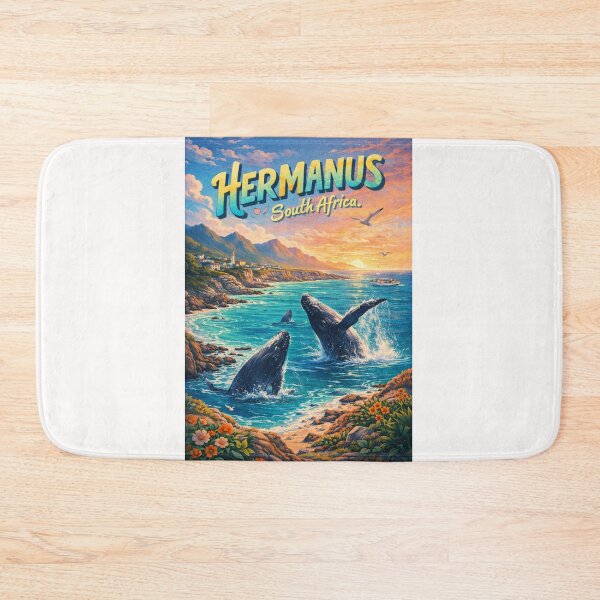 Item preview, Hermanus South Africa Whale Watching Coastline Sunset designed and sold by Places On Earth.