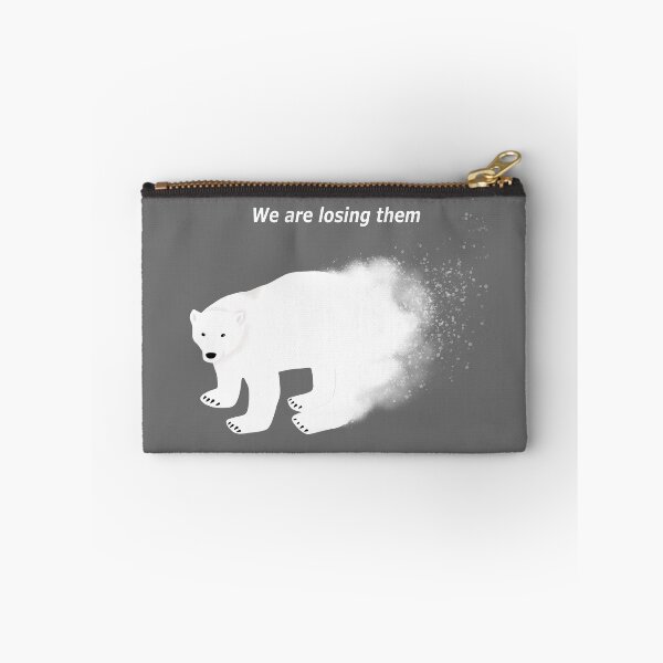 Item preview, Polar Bear Climate Change Art (Transparent Ver.) designed and sold by Still Learning Days.