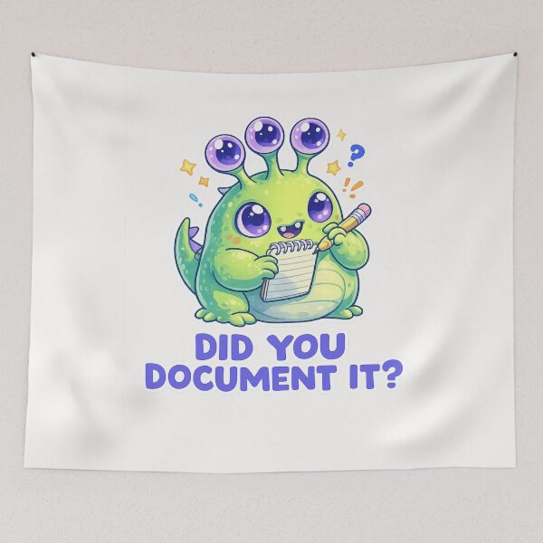 Item preview, Did You Document It Funny Alien Note Taking Quote  designed and sold by Places On Earth.
