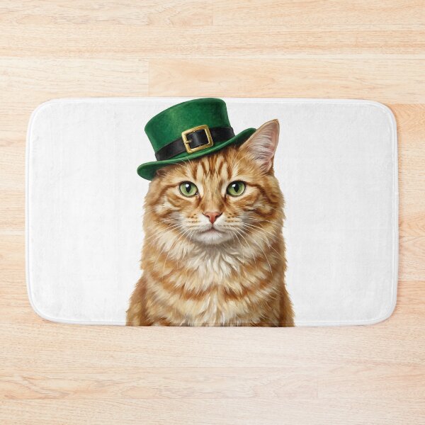 Item preview, St. Patrick's Orange Tabby designed and sold by KC's.