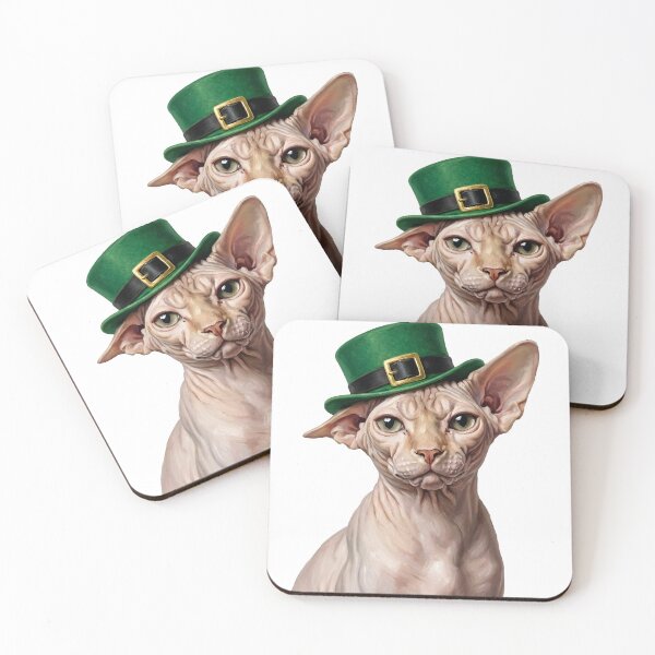 Item preview, St. Patrick's Sphynx designed and sold by KC's.