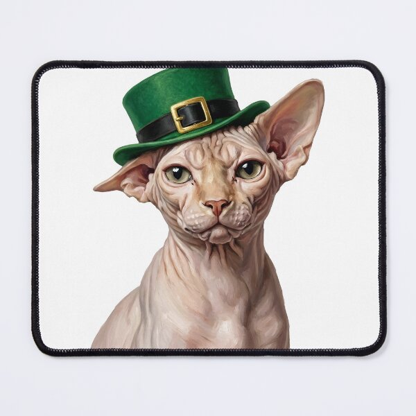 Item preview, St. Patrick's Sphynx designed and sold by KC's.