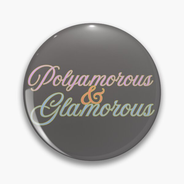 Item preview, Polyamorous and Glamorous Soft Feminine Energy Pride Shirt designed and sold by KrisBee Presents Dot Fun.