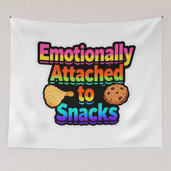 Item preview, Funny Snack Lover Quote Sticker designed and sold by Not Just a Number Co..
