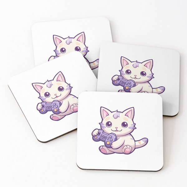 Item preview, cute gamer cat designed and sold by Fatimalak.