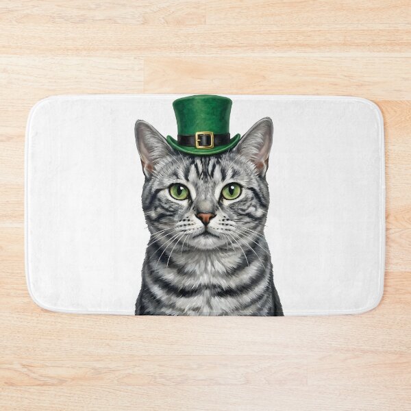 Item preview, St. Patrick's American Shorthair Cat designed and sold by KC's.