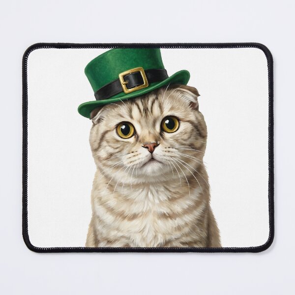 Item preview, St. Patrick's Scottish Fold Cat designed and sold by KC's.