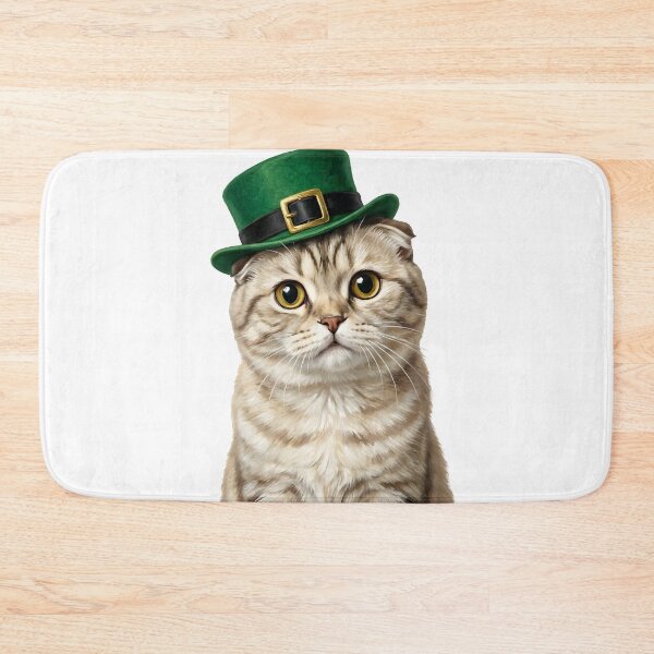 Item preview, St. Patrick's Scottish Fold Cat designed and sold by KC's.