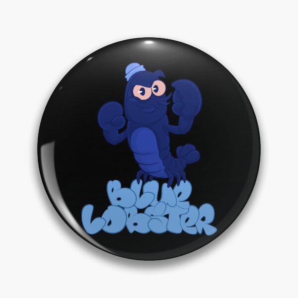 Item preview, Blues lobster designed and sold by Bad Signal Studios .