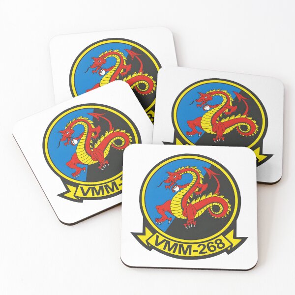 Item preview, Marine Medium Tiltrotor Squadron 268 (VMM-268) Red Dragons Emblem designed and sold by CharlieDesings.