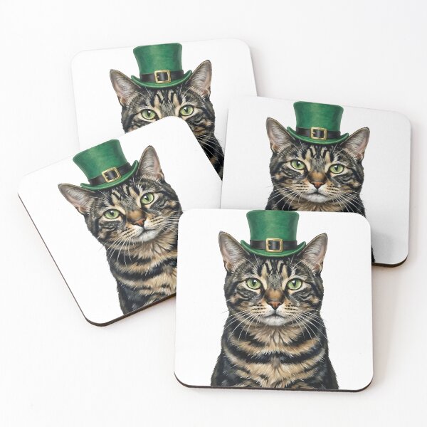 Item preview, St. Patrick's Domestic Shorthair Cat designed and sold by KC's.