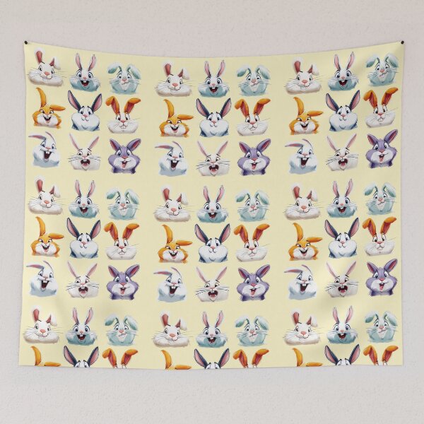 Item preview, Funny Bunnies designed and sold by bubblyrainbow.