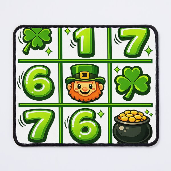 Item preview, 67 St. Patrick's Day US American design with Heart Tic Tac Toe, Lucky Holiday Game Gift, Shamrock Fun Graphic Te designed and sold by AsturShop.