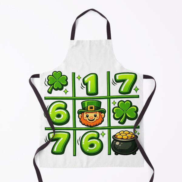 Item preview, 67 St. Patrick's Day US American design with Heart Tic Tac Toe, Lucky Holiday Game Gift, Shamrock Fun Graphic Te designed and sold by AsturShop.
