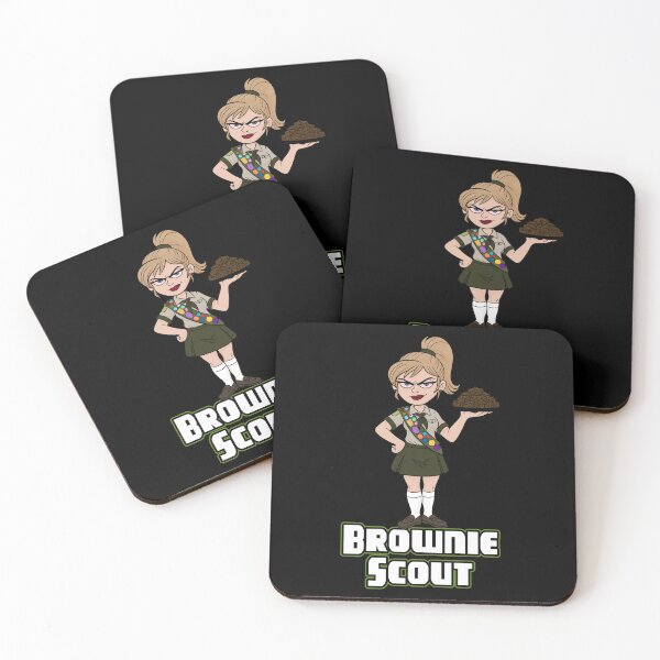 Item preview, Brownie scout designed and sold by Bad Signal Studios .