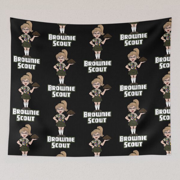 Item preview, Brownie scout designed and sold by Bad Signal Studios .